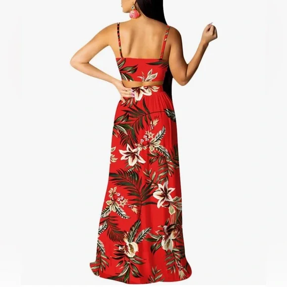 Women’s cami crop top and maxi skirt - Picture 2 of 3